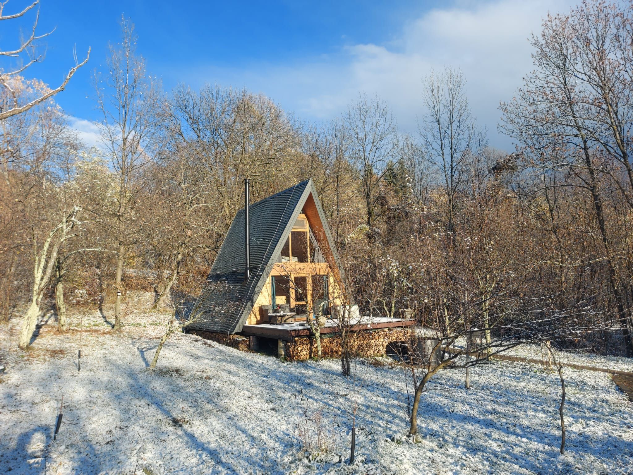 Berghütte "Pumbaa House" mit eigenem 'Pool'-Binnen