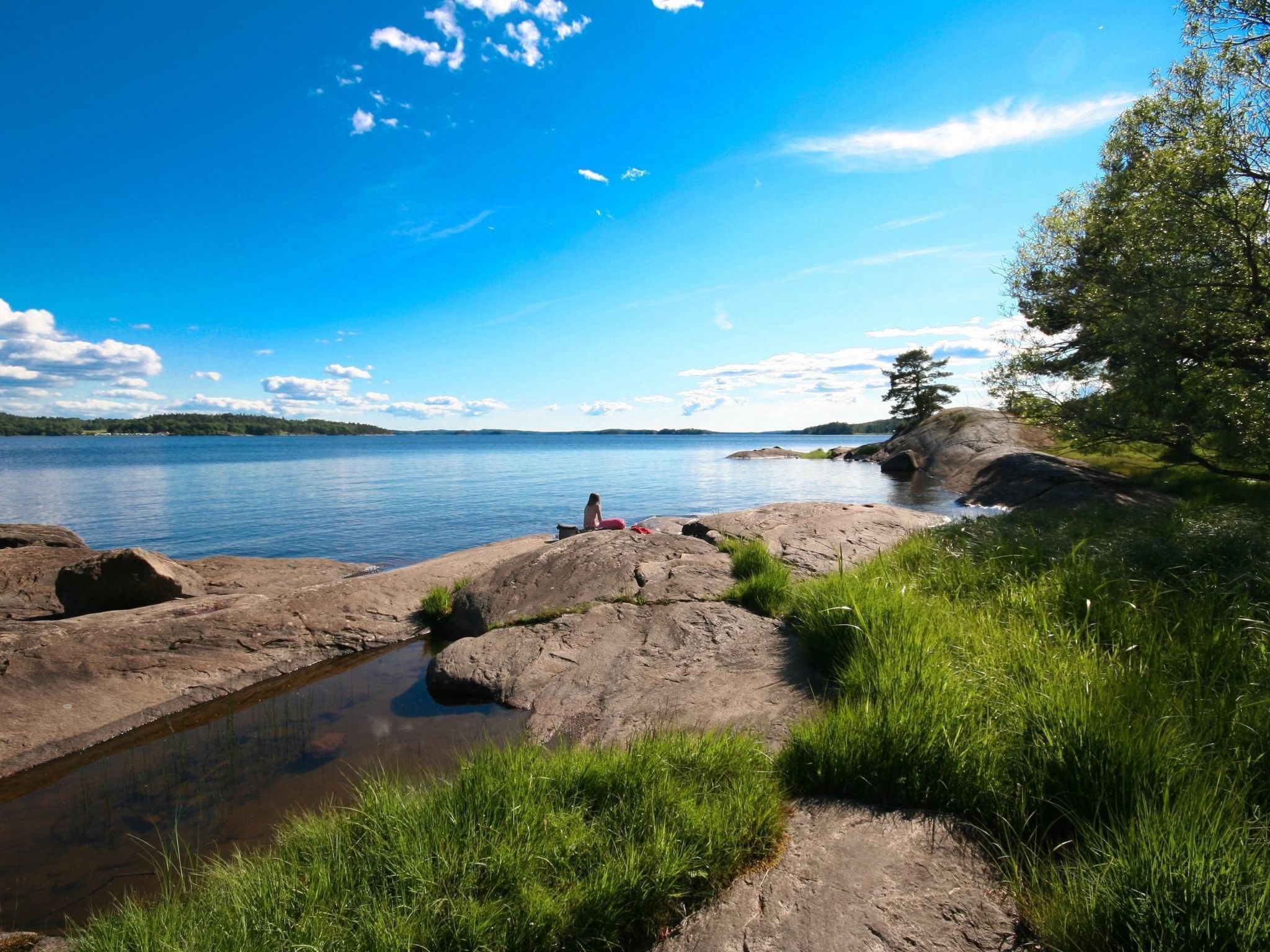 Direkt am See gelegen-Dedans
