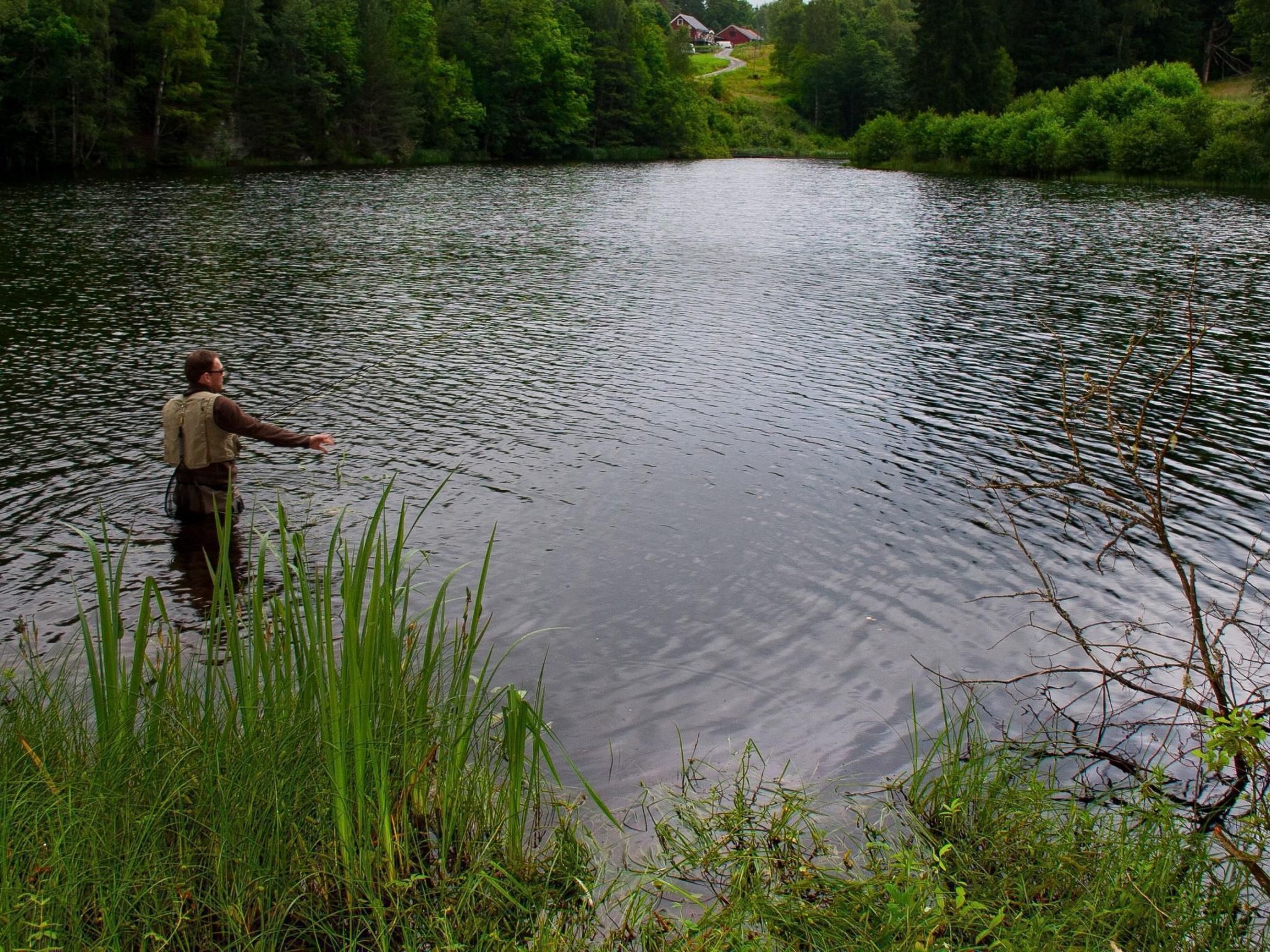 Direkt am See gelegen-Dedans