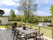 Moderne villa aan de rivier met eigen boot en steiger in Asarum, Blekinge - thumbnail 5