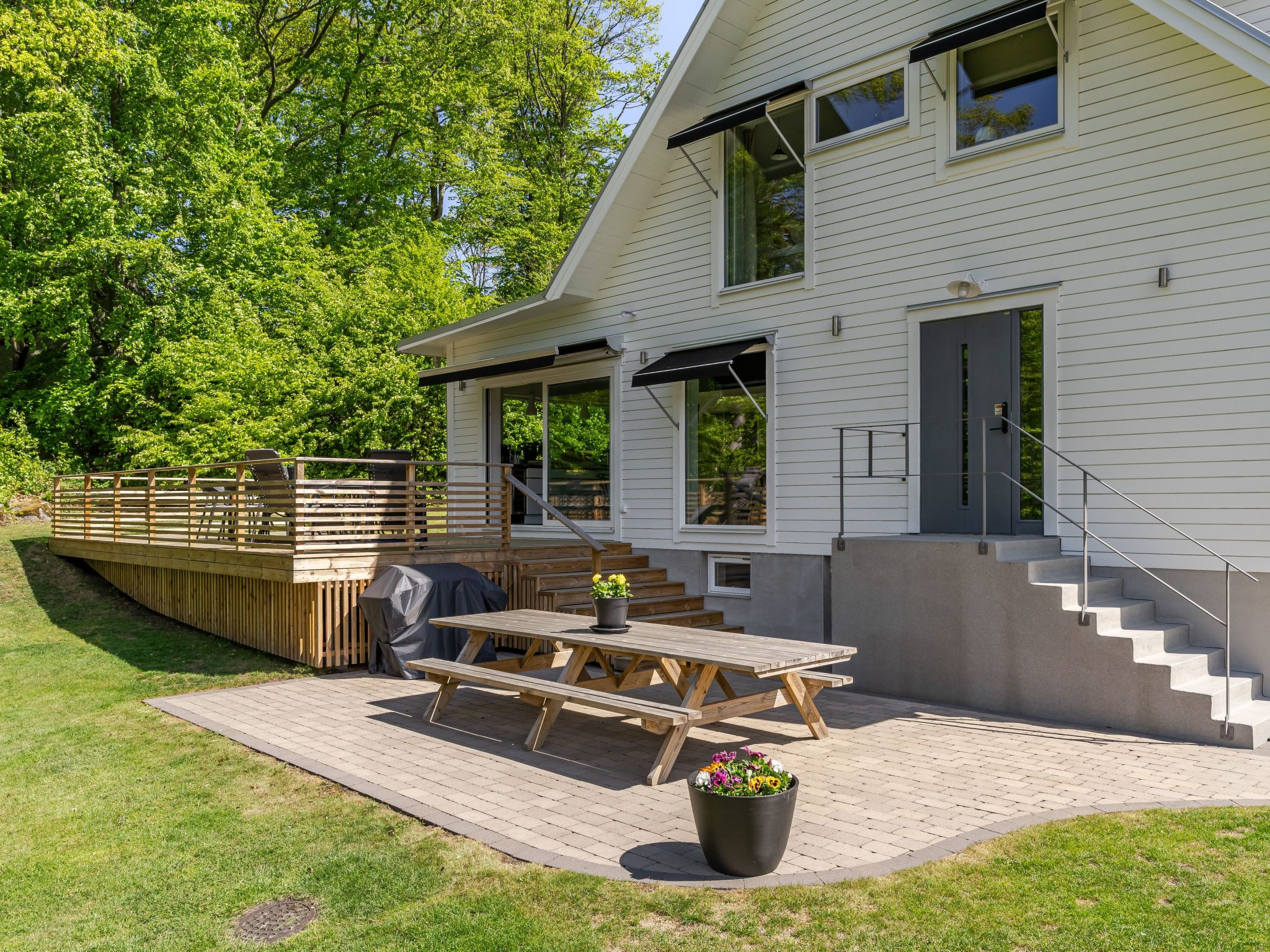 Moderne villa aan de rivier met eigen boot en steiger in Asarum, Blekinge - foto 6