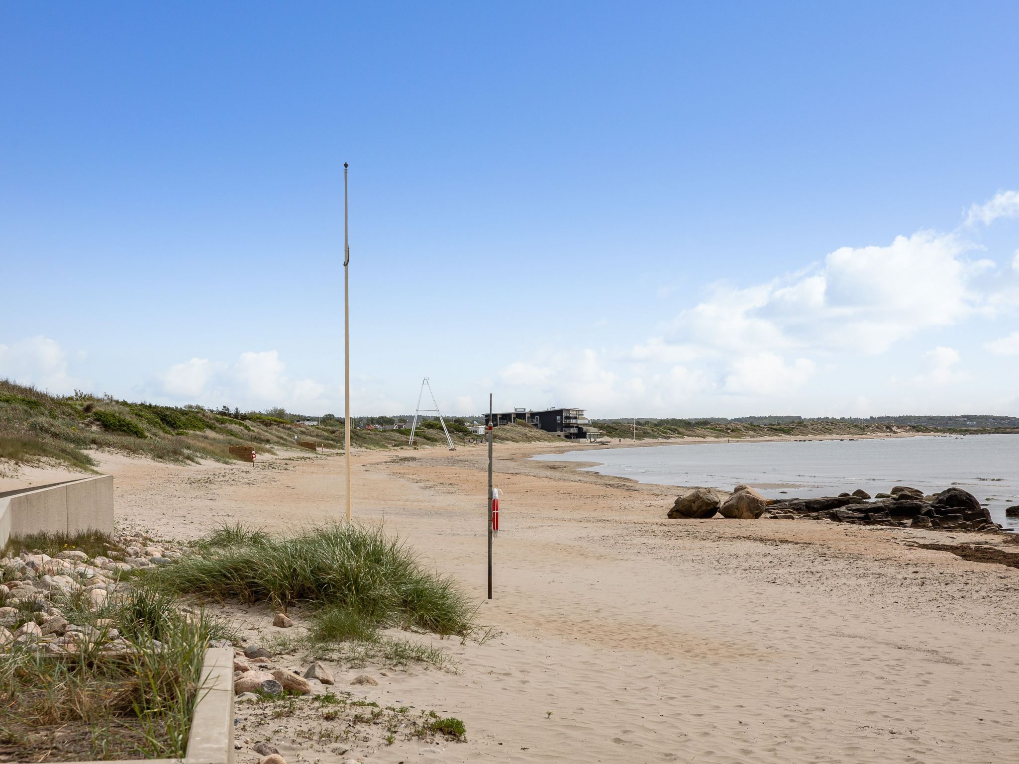Open haard en verwarmd zwembad in ruim vakantiehuis in Falkenberg - foto 42