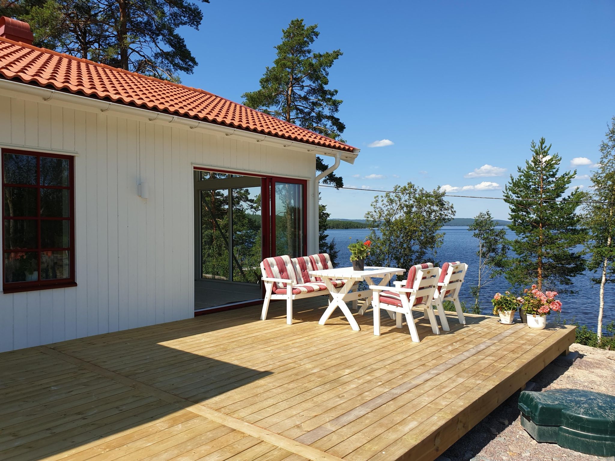 Schönes Ferienhaus am See Runn