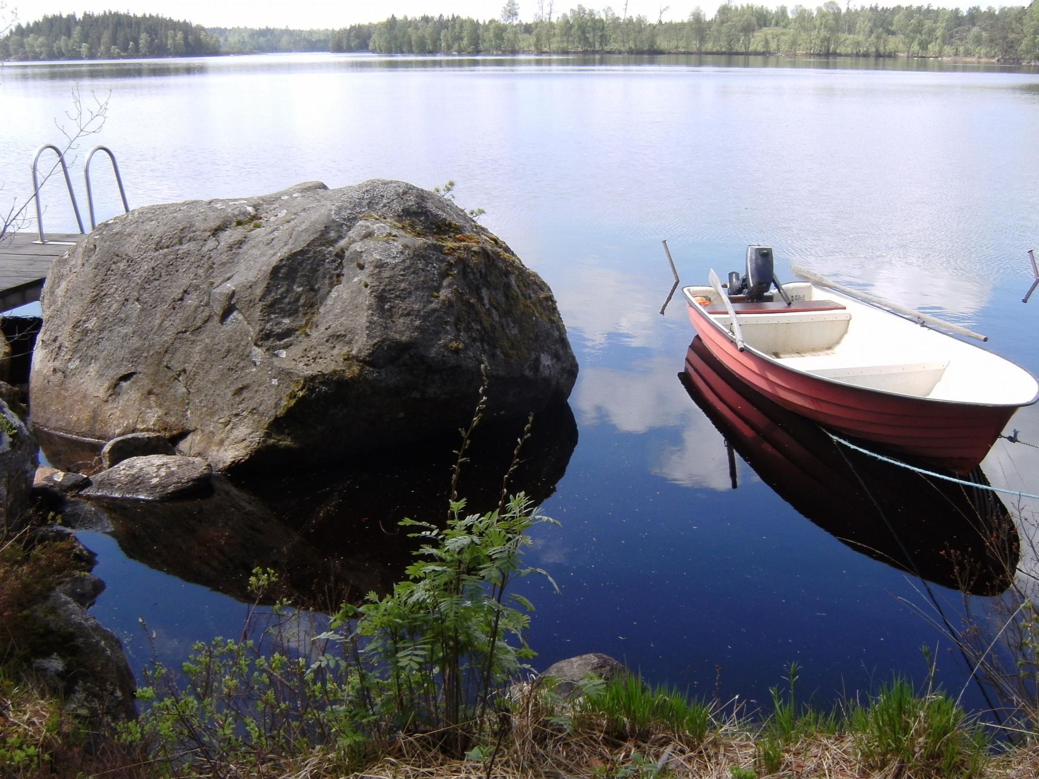 Abborren mit eigenem Ruderboot-Image-tags.info