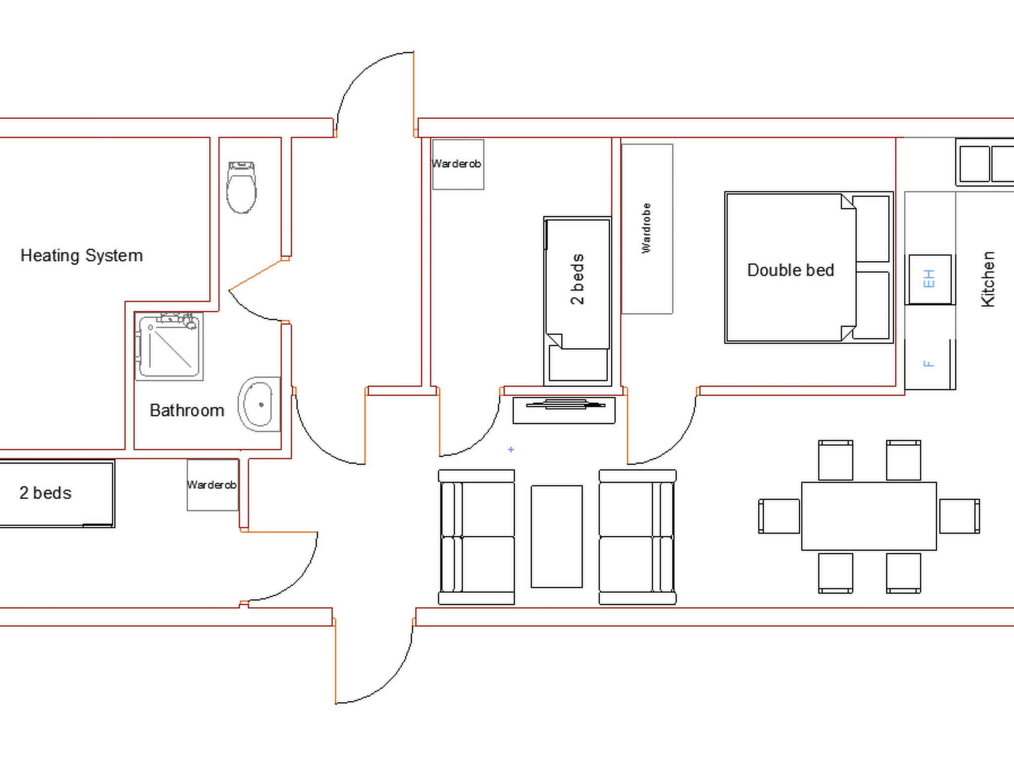 Haus mit toller Aussicht an einem schönen See-Inside