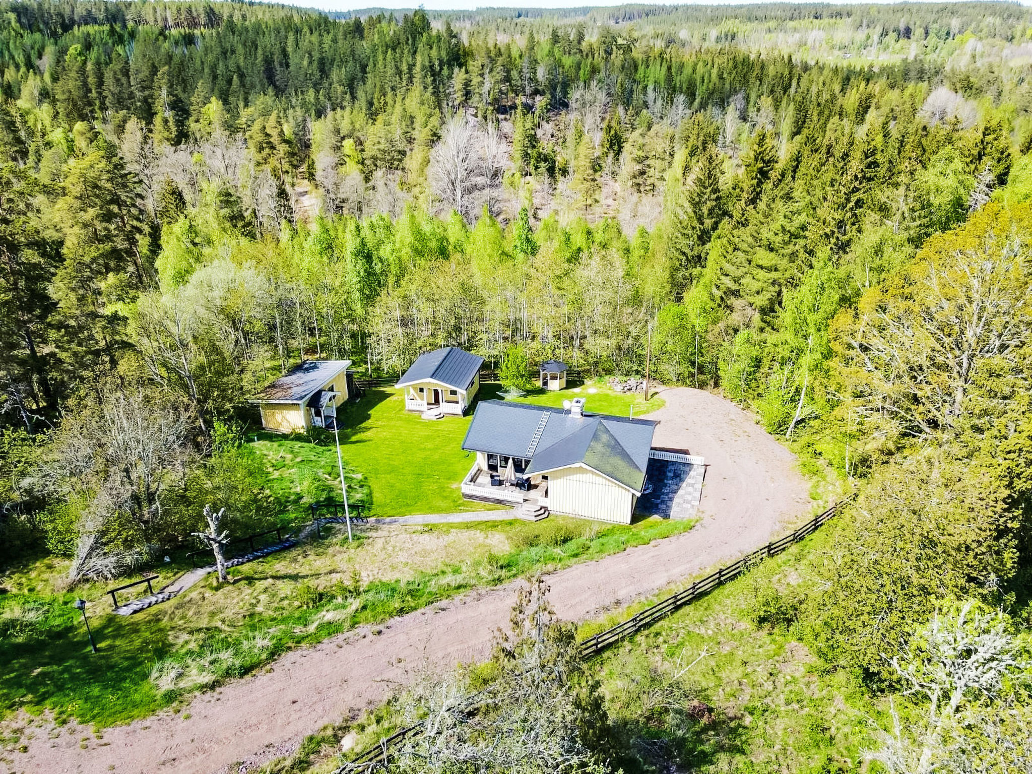 Vakantiehuis met omheinde tuin in Hultsfred (Zweden) 1 hond is welkom