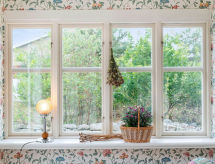 Vrijstaand vakantiehuis in Jämjö, Blekinge – 1 km van zee, tuin & open haard - thumbnail 5