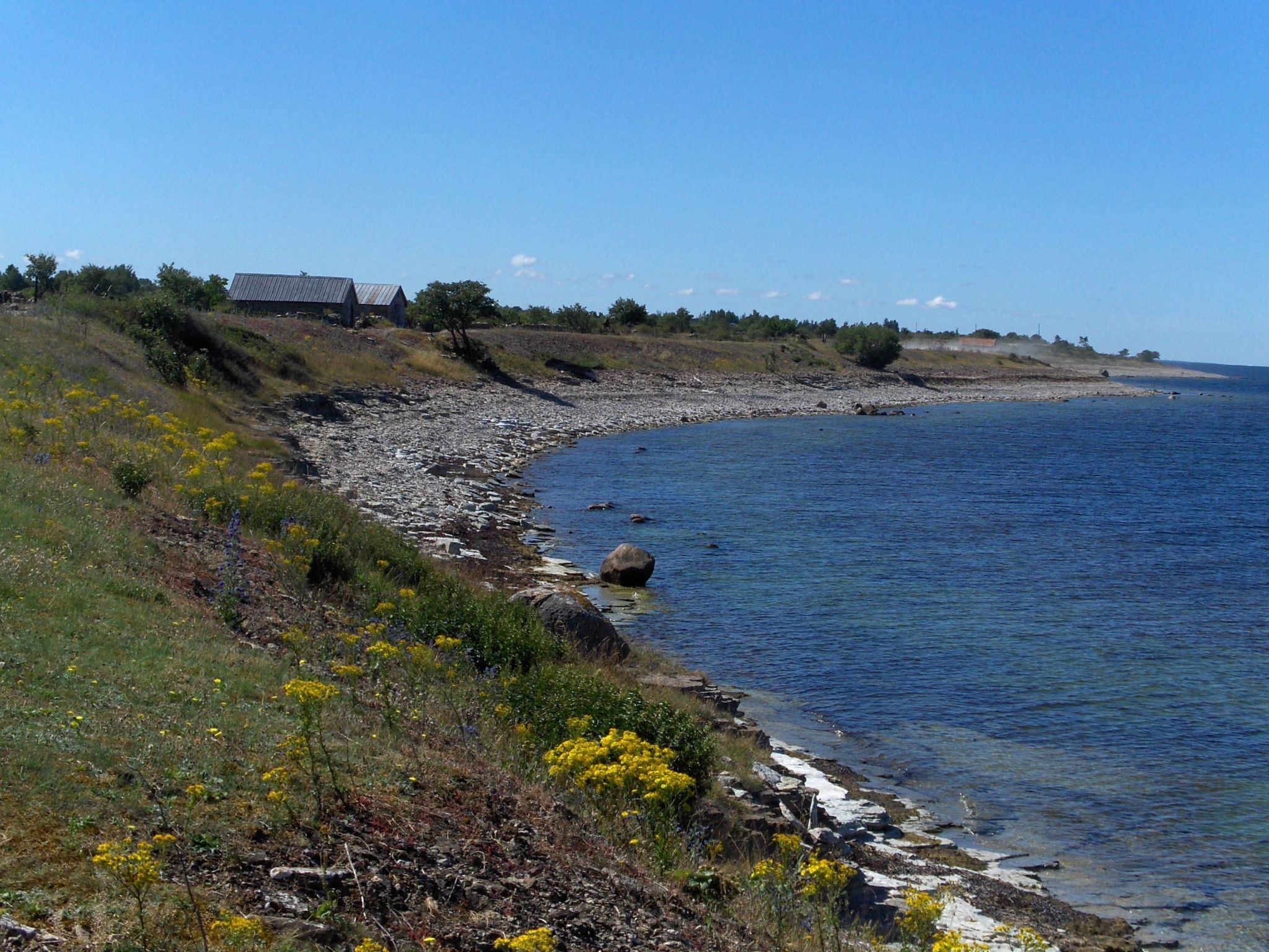 Gemütliches Ferienhaus Sjöstugan am Meer-Binnen