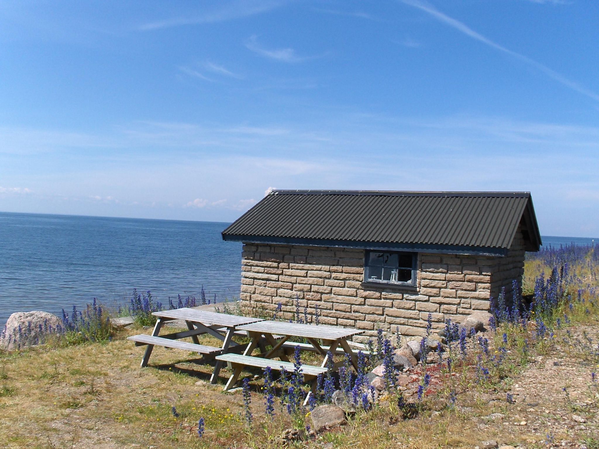 Gemütliches Ferienhaus Sjöstugan am Meer-Binnen