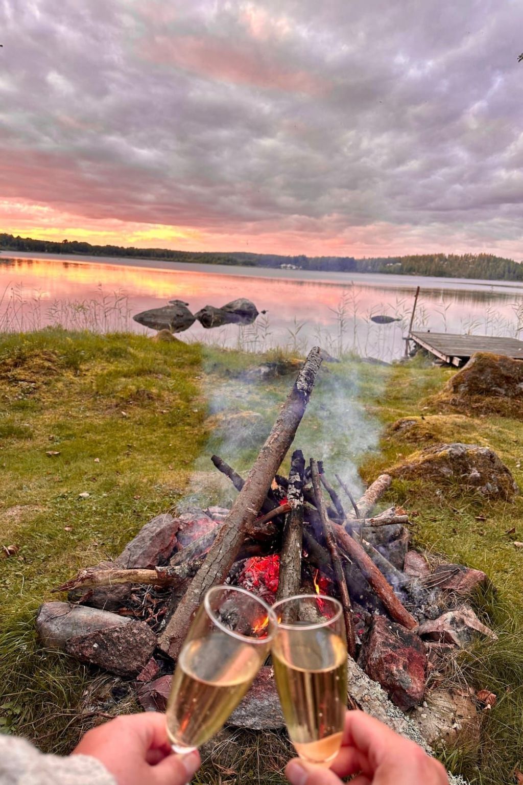 In Målilla Boote Sauna  See