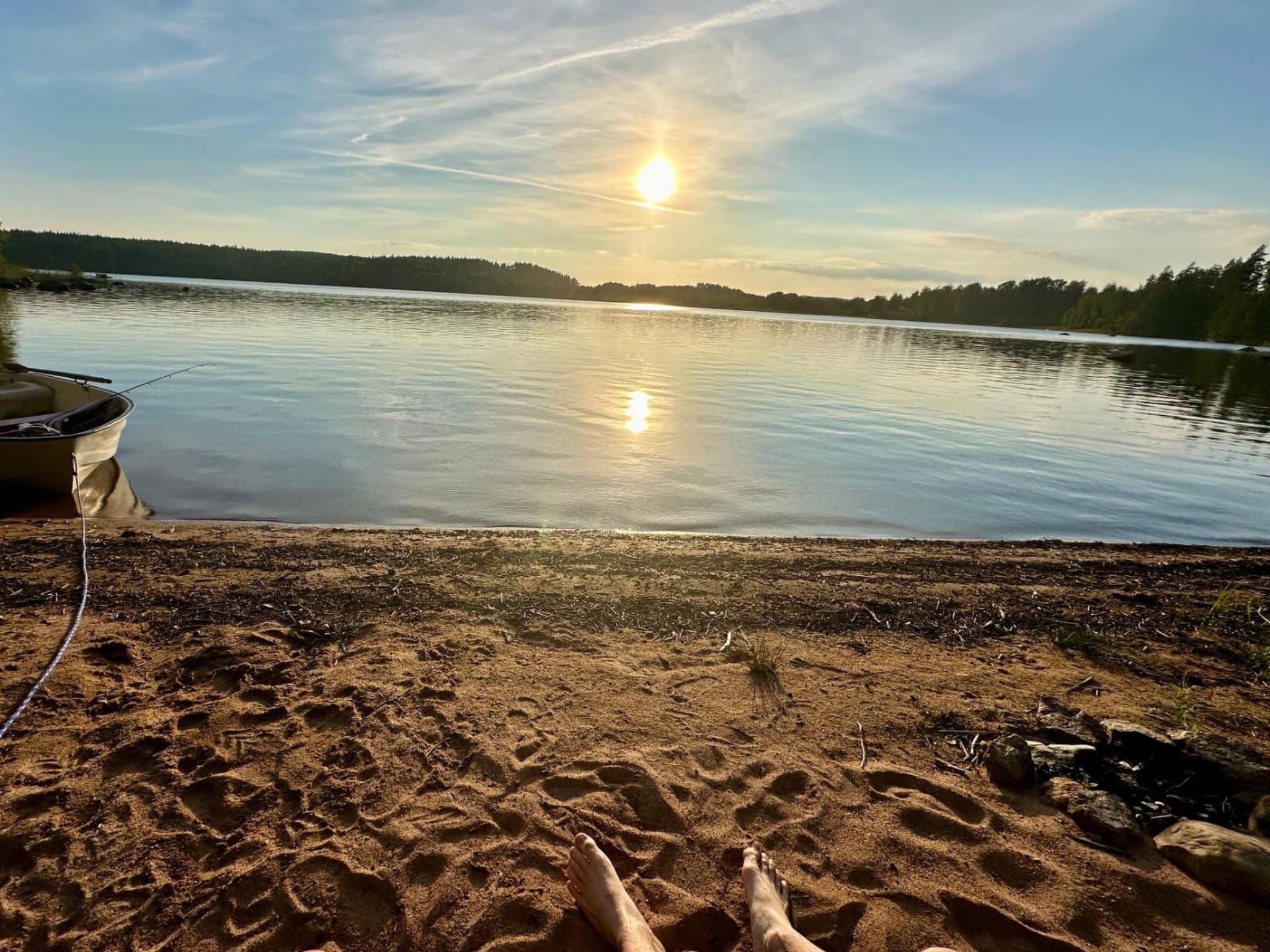 In Målilla Boote Sauna  See