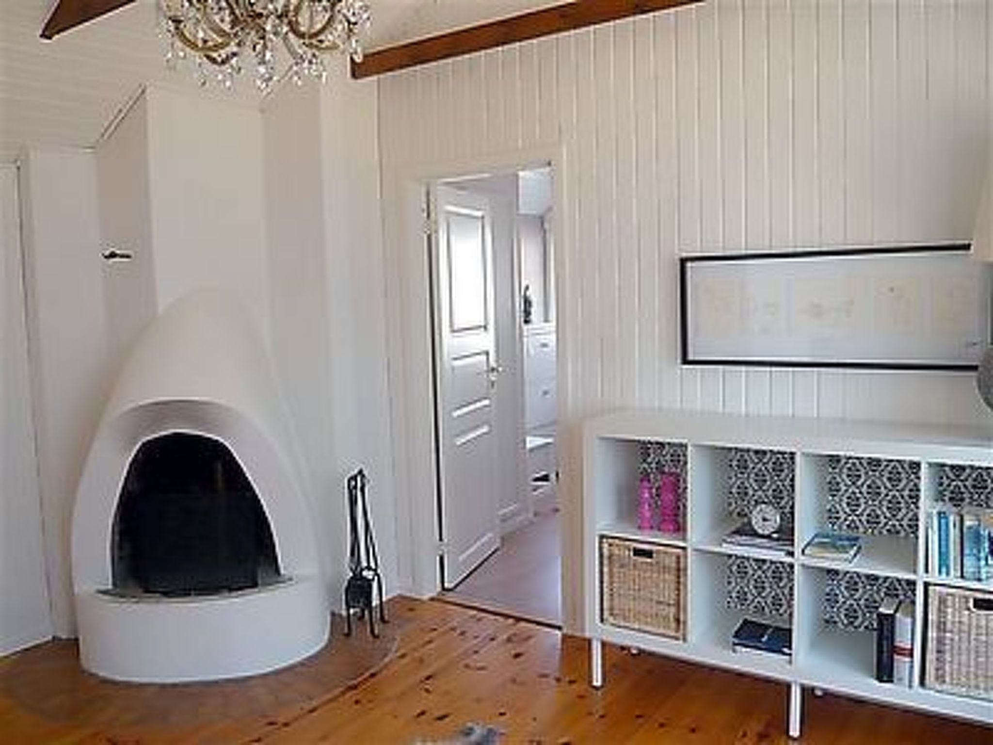 Schönes Ferienhaus mit Garten, Terrasse und Grill-Drinnen