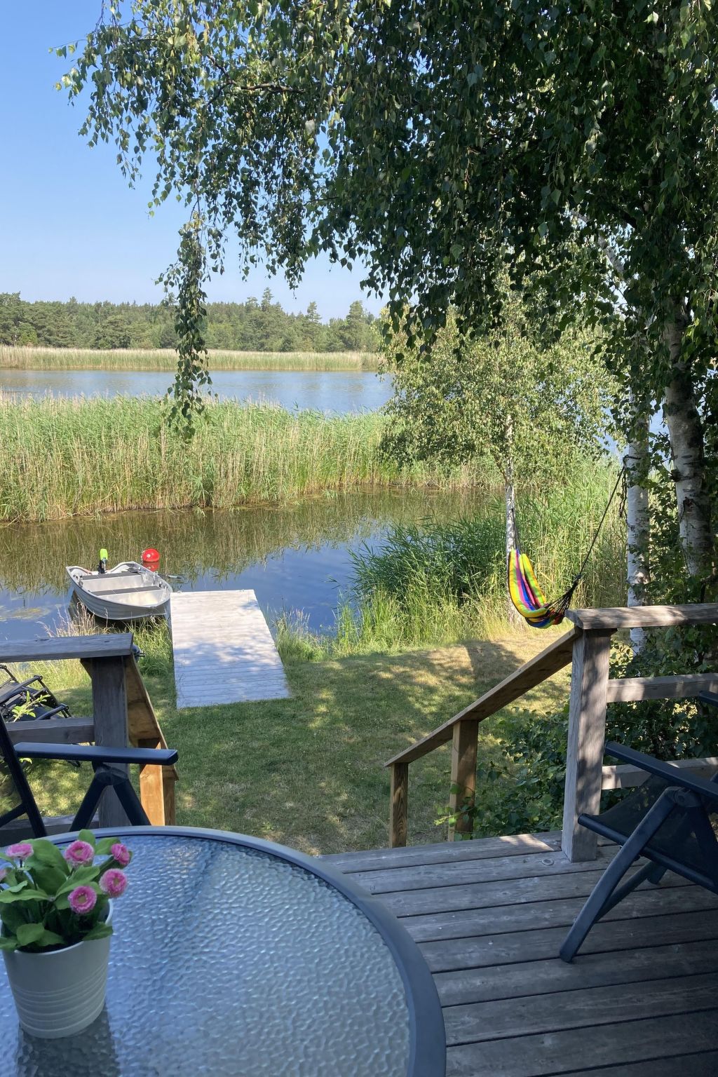 In Drag mit Möblierter Terrasse-Binnen