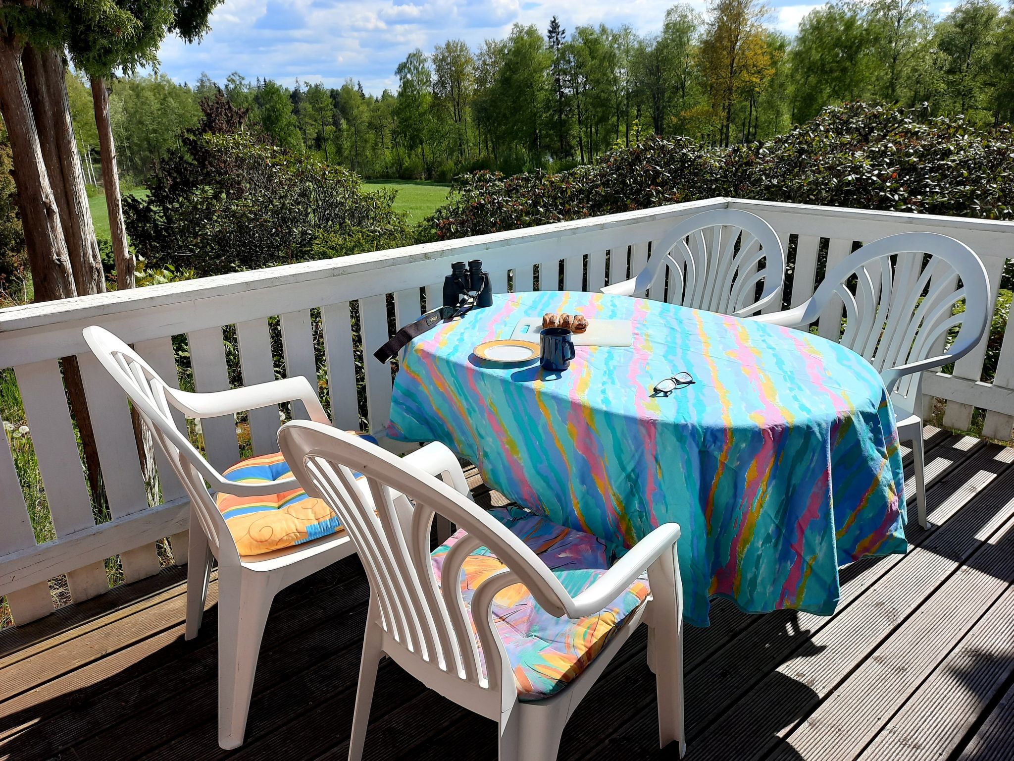 Am Algunnensee mit Sprudelwanne-Buiten