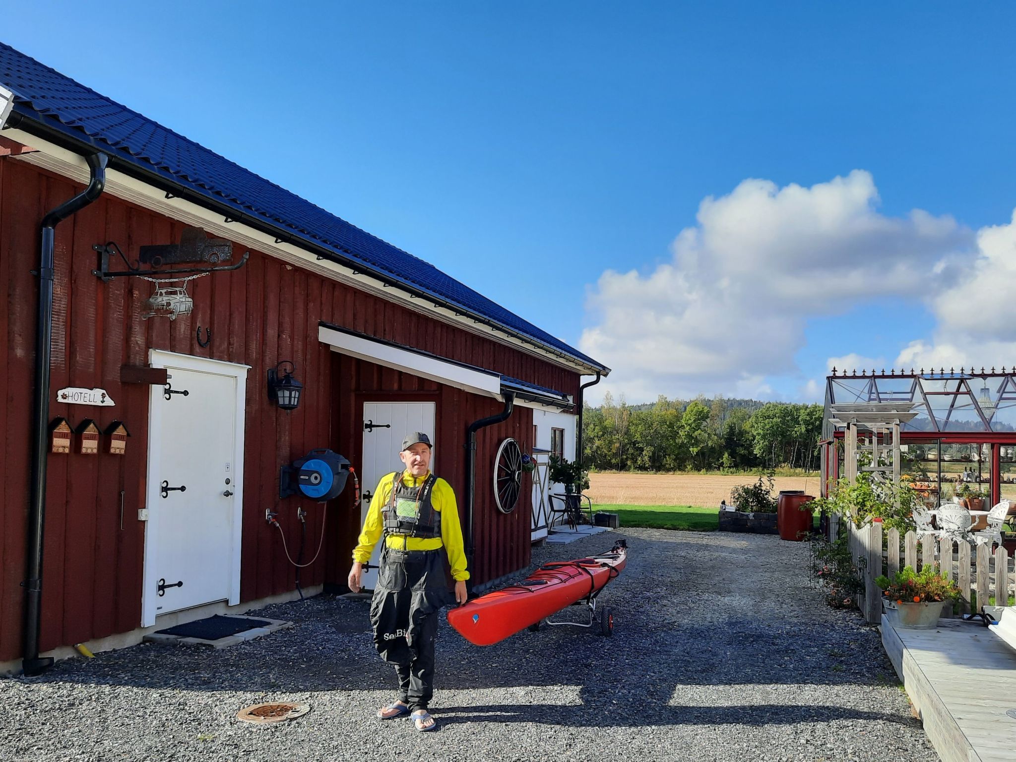 Bauernhaus-Wohnung bei Göta Älv in der Nähe von Göteborg-Binnen