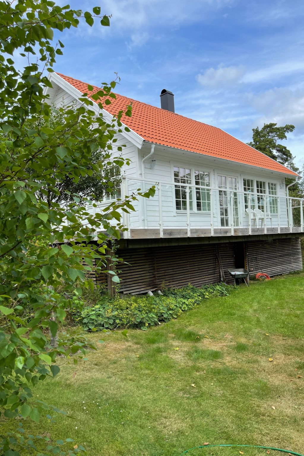 Schönes Ferienhaus auf einer kleinen Insel