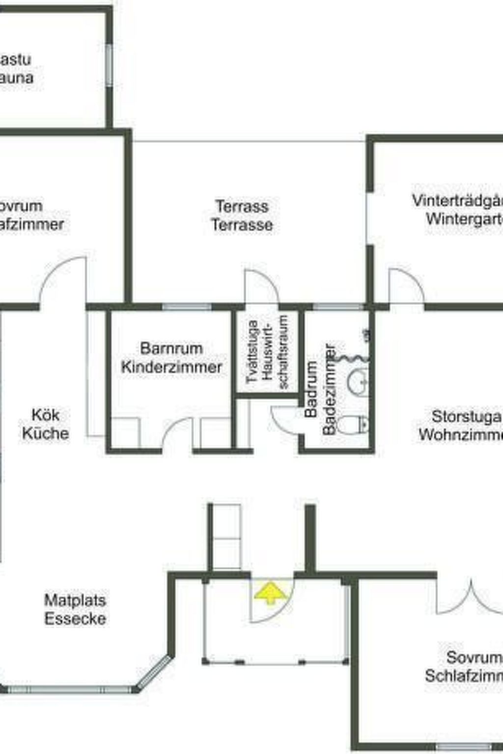 Idyllisch gelegenes, ebenerdiges Haus mit Terrasse-Binnen