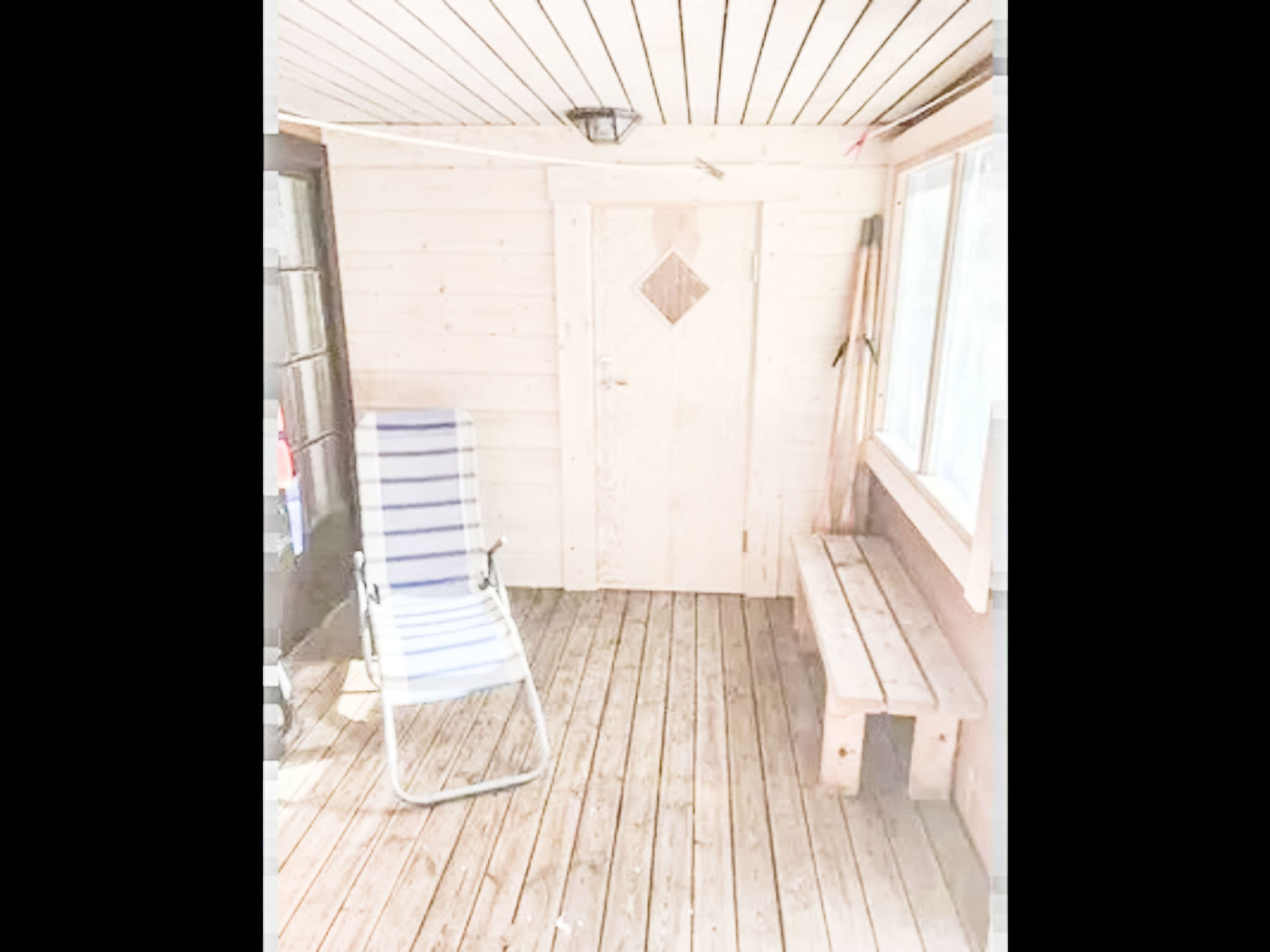 Blockhaus mit Sauna direkt am See - Outside