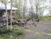 Authentieke houten hut aan Zweeds meer in Hälsingland voor 5 personen - thumbnail 5