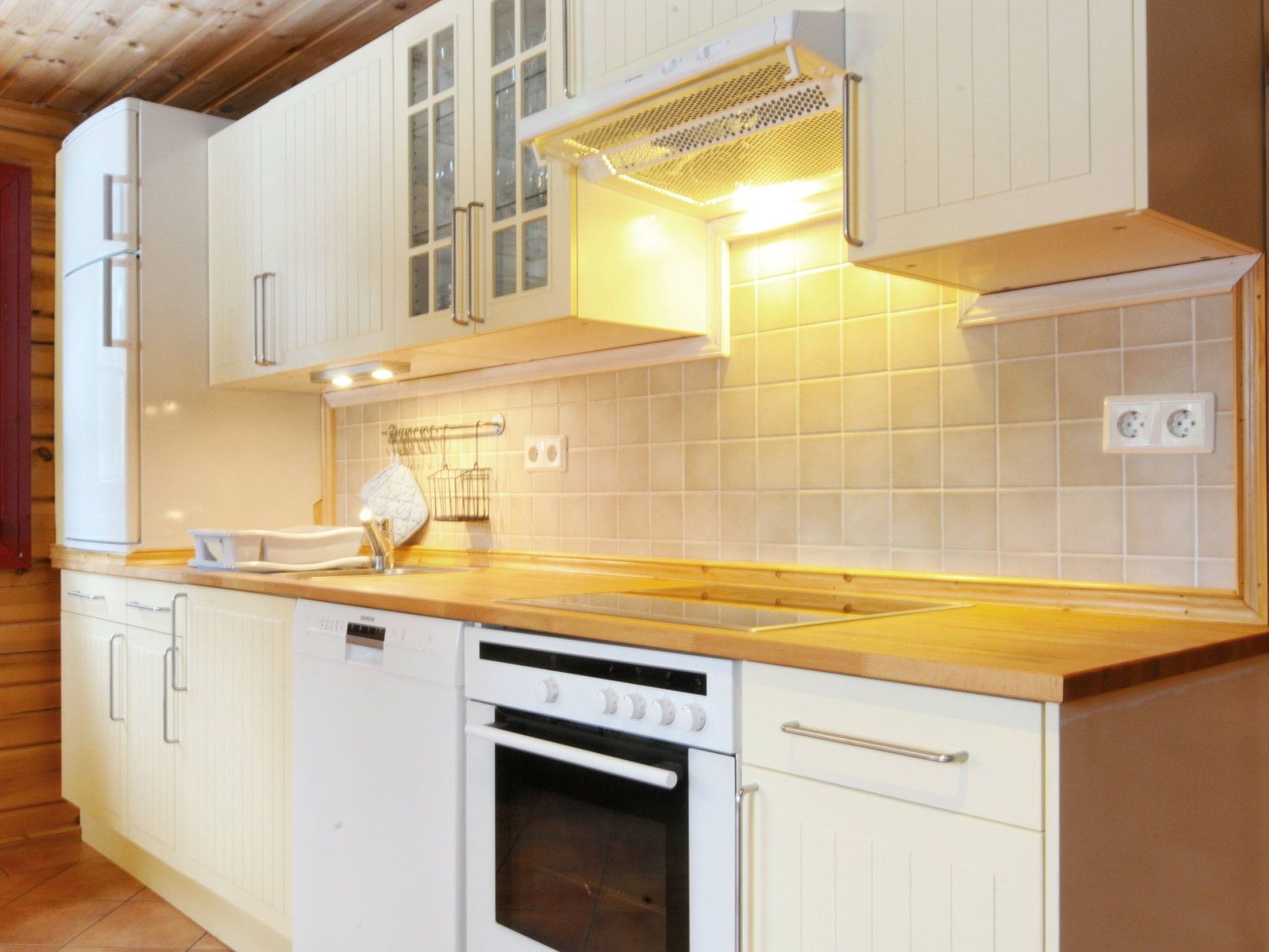 Charmantes Blockhaus, Sauna und Kamin-Binnen