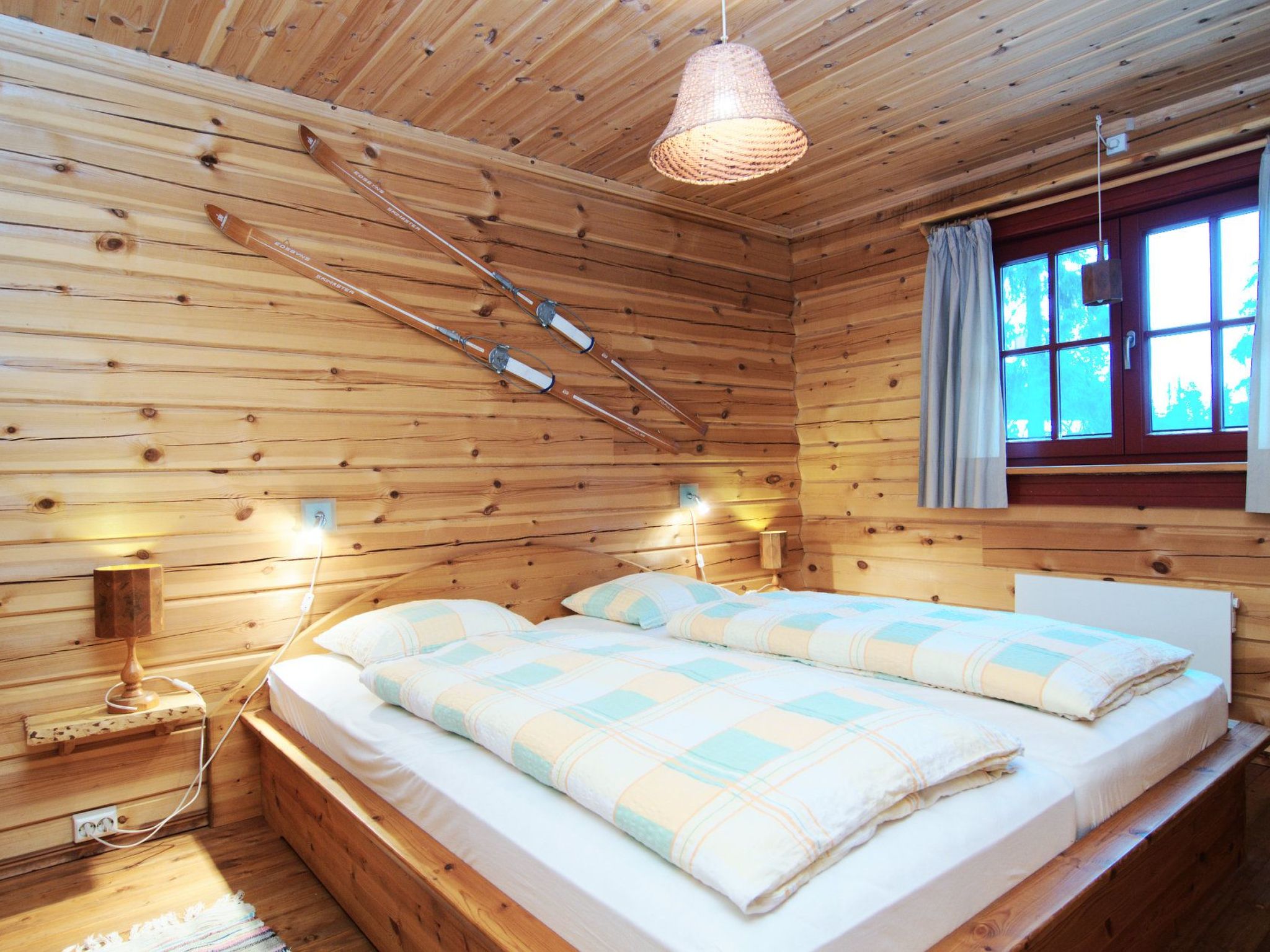 Charmantes Blockhaus, Sauna und Kamin-Binnen