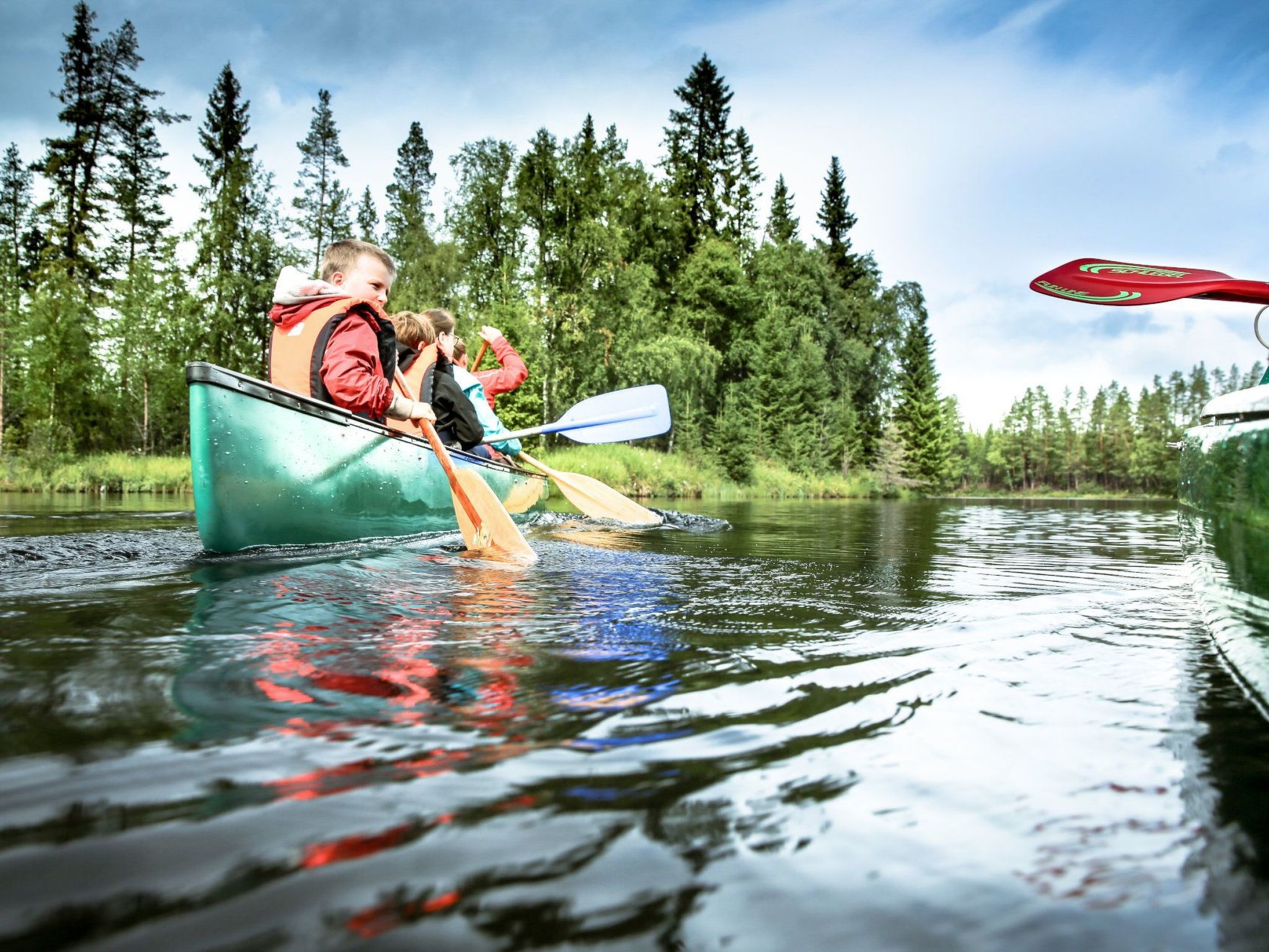 Charmantes Blockhaus, Sauna und Kamin-Binnen