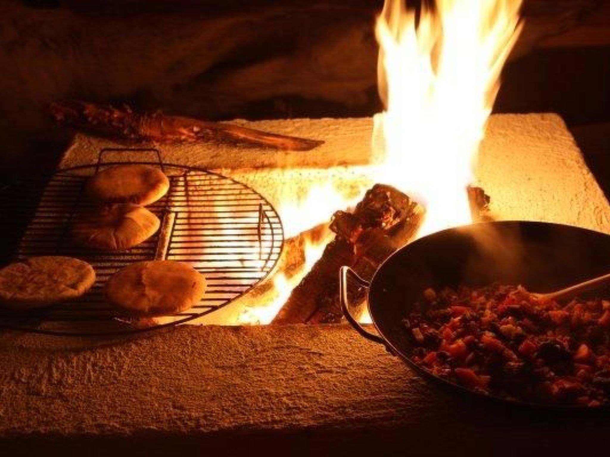 Charmantes Blockhaus, Sauna und Kamin-Binnen