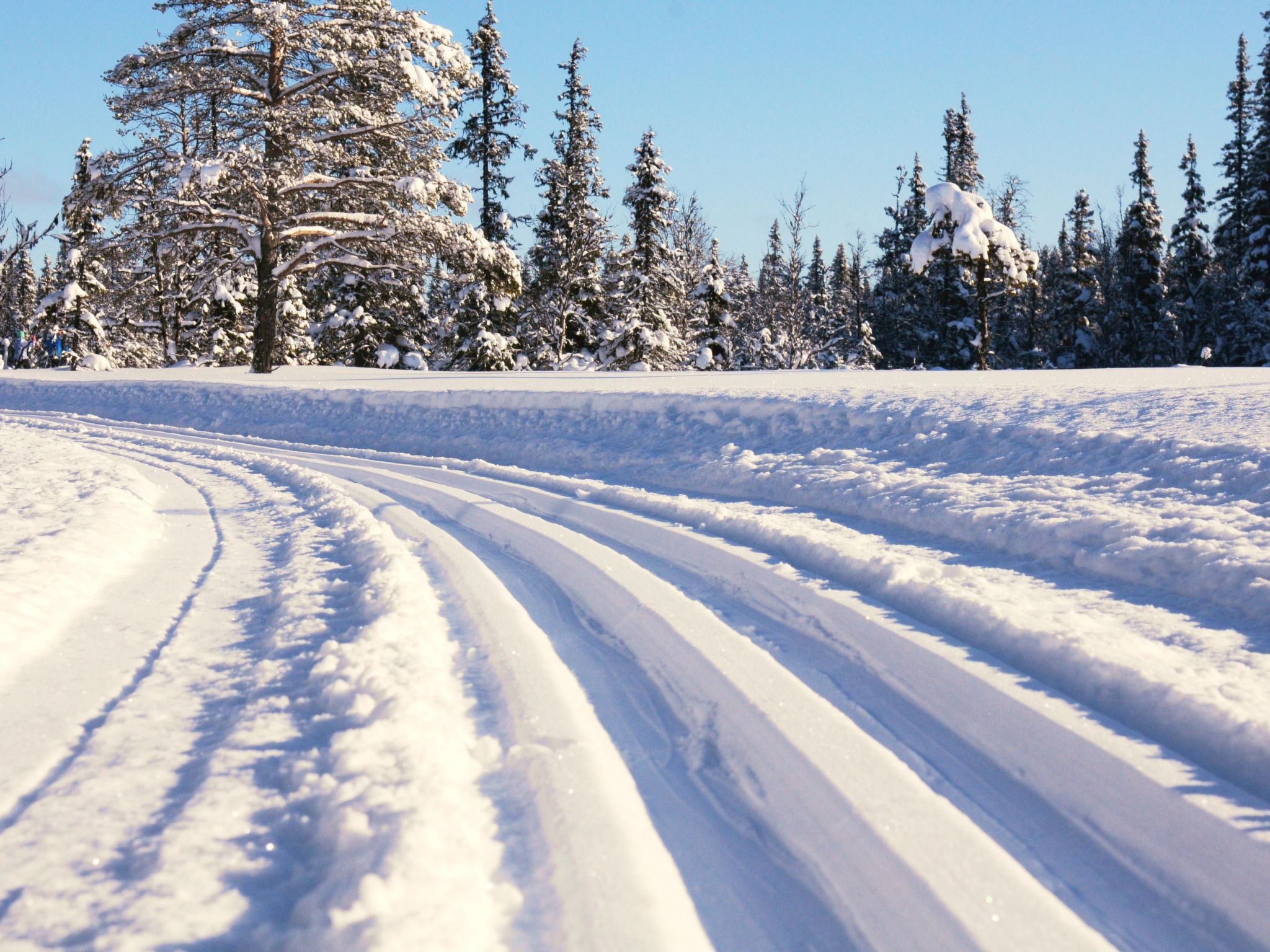 Gemütliches Blockhaus mit Kamin im Oviksfjäll-Binnen