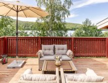 Sjödrömmen: Moderne vrijstaande woning aan het meer Dellen in Hudiksvall - thumbnail 2