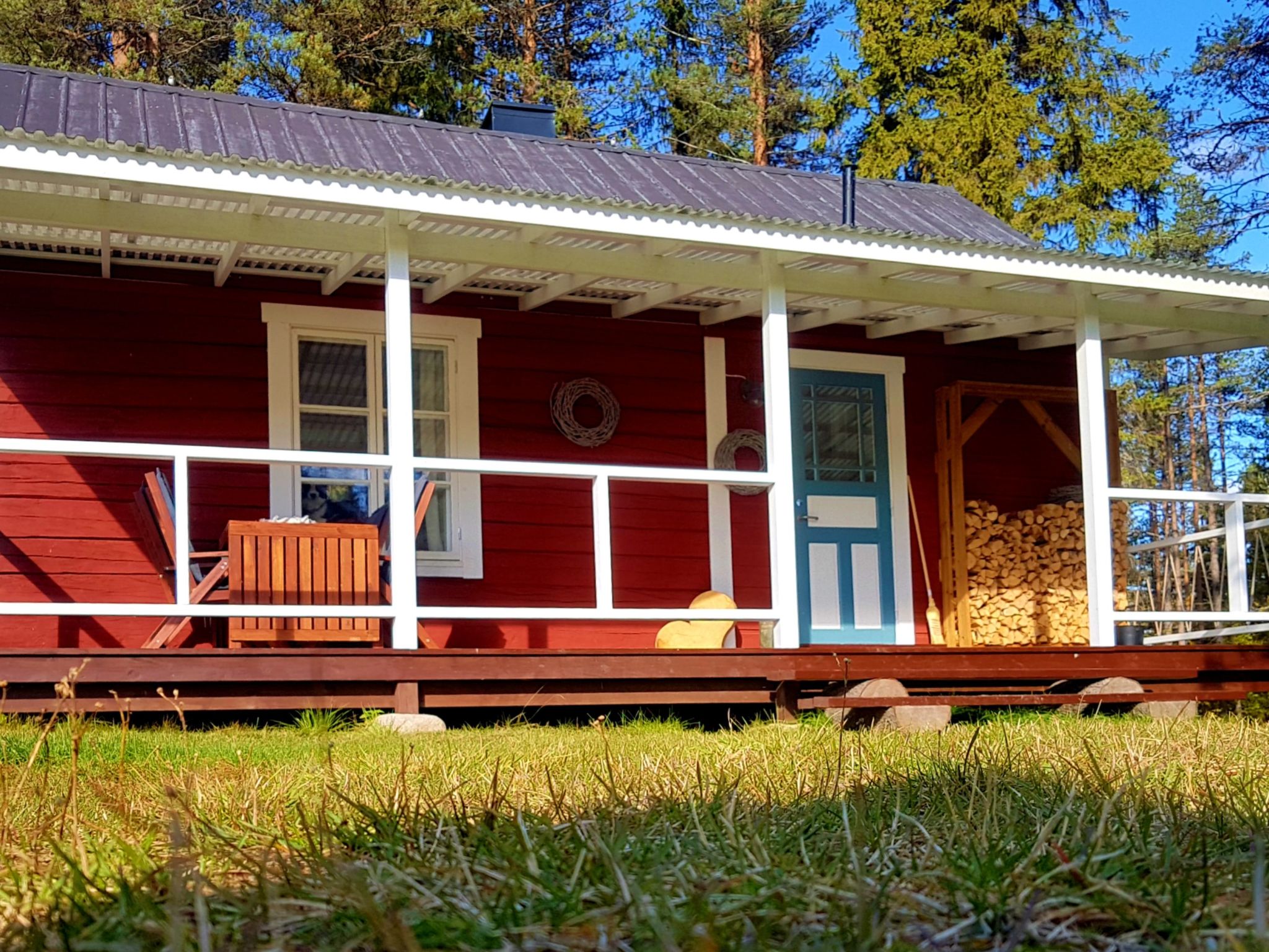 Charmantes Ferienhaus in der Wildnis Lapplands-Binnen