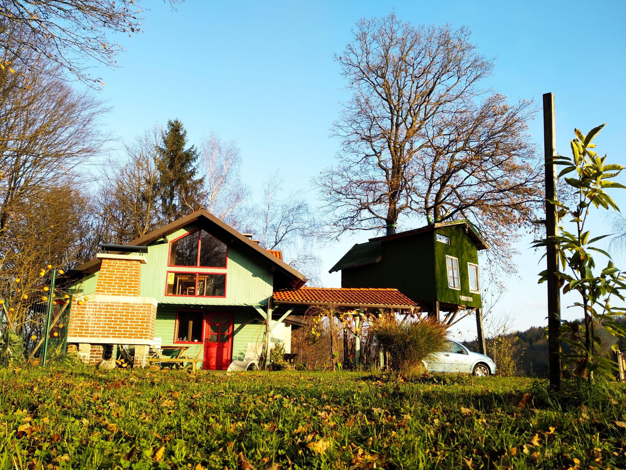 Märchenhaftes Holzhaus bei Ljubljana