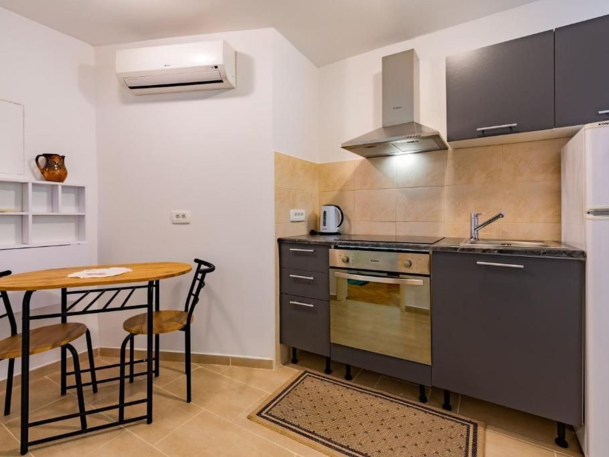 Wohnung in Lucija mit Garten-Binnen