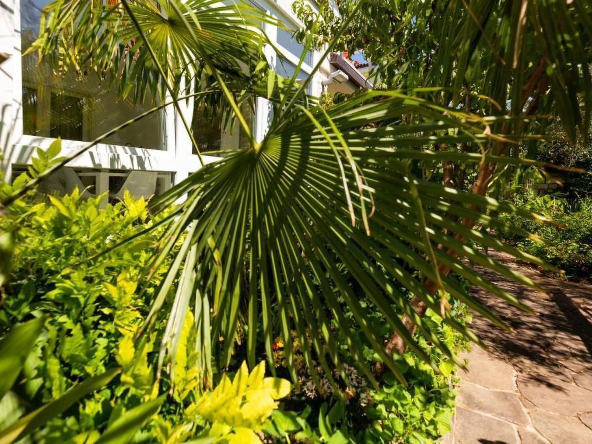 Wohnung in Lucija mit Garten-Binnen