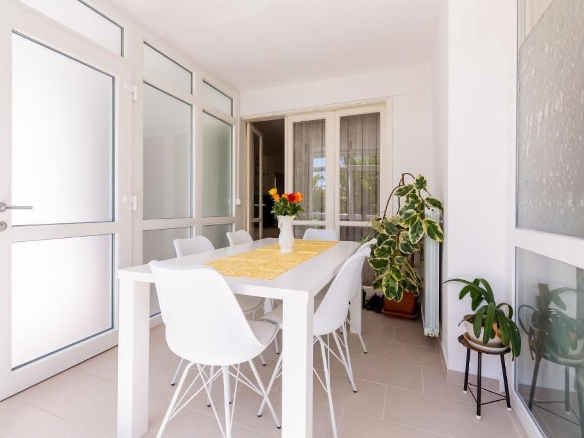 Wohnung in Lucija mit Garten-Binnen