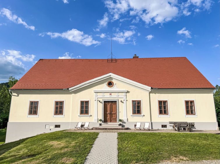 Ruim appartement in historisch Rezidenca Korman in Fala