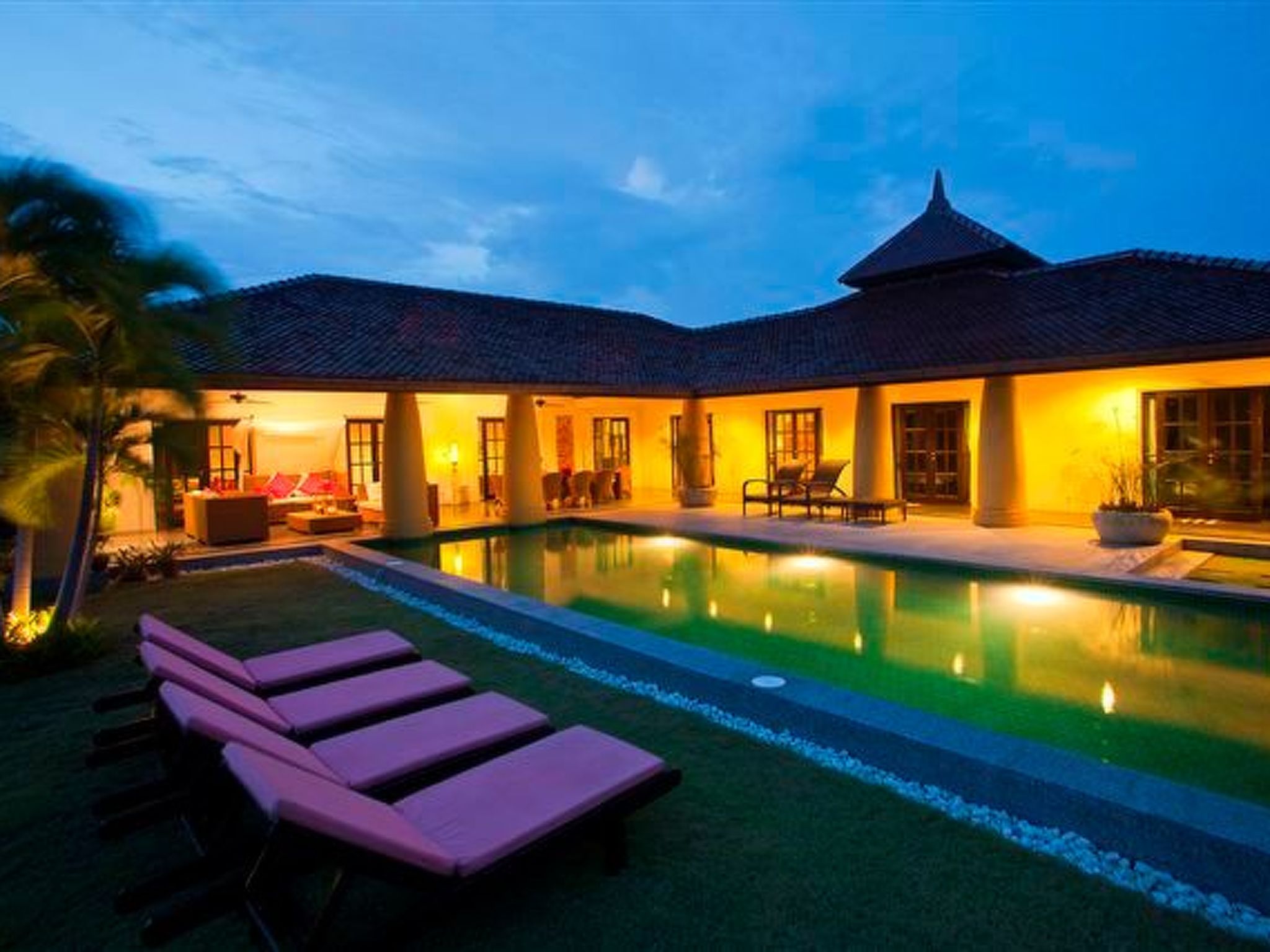Ferienvilla 'Villa Sawan' mit privatem Pool