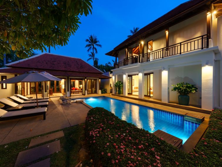 Vakantiehuis aan zee met privézwembad in centrum Koh Samui in Koh Samui
