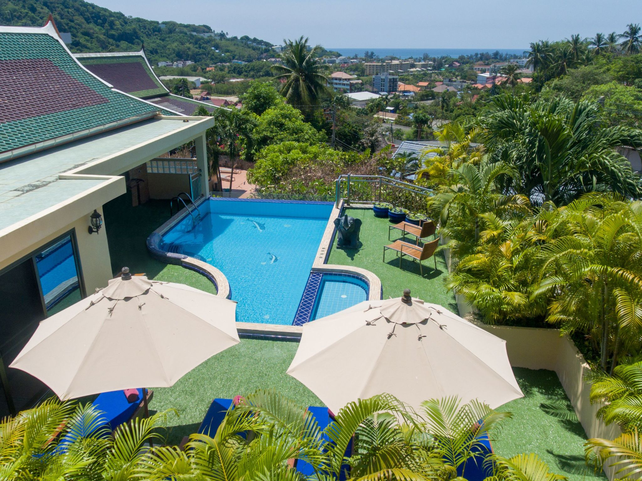 Luxuriöse Villa, Personal, privater Koch, Meerblick