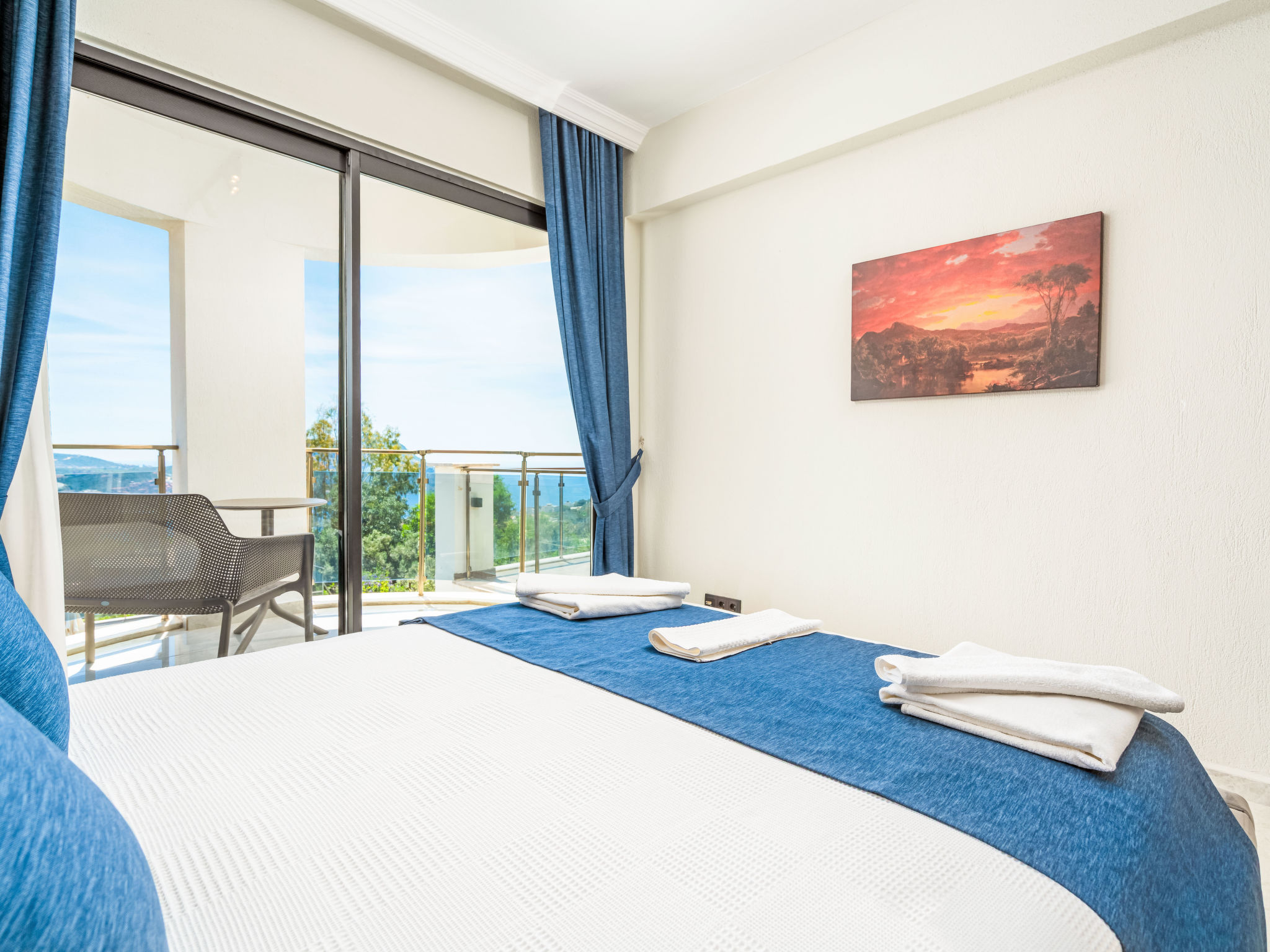 Ferienvilla "Ekinoks" mit Blick auf das Wasser - Inside