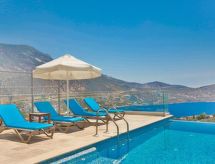 Villa Pool 2: Uw Private Vrijstaande Villa met Zeezicht en Zwembad in Kalkan - thumbnail 4