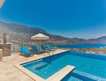 Villa Pool 2: Uw Private Vrijstaande Villa met Zeezicht en Zwembad in Kalkan - thumbnail 5