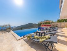 Vrijstaande Zeevilla voor 12 personen direct aan de kust van Kalkan - thumbnail 4