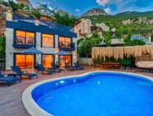 Eli: Luxe vrijstaand strandhuis met privézwembad en whirlpool in Kalkan - thumbnail 1