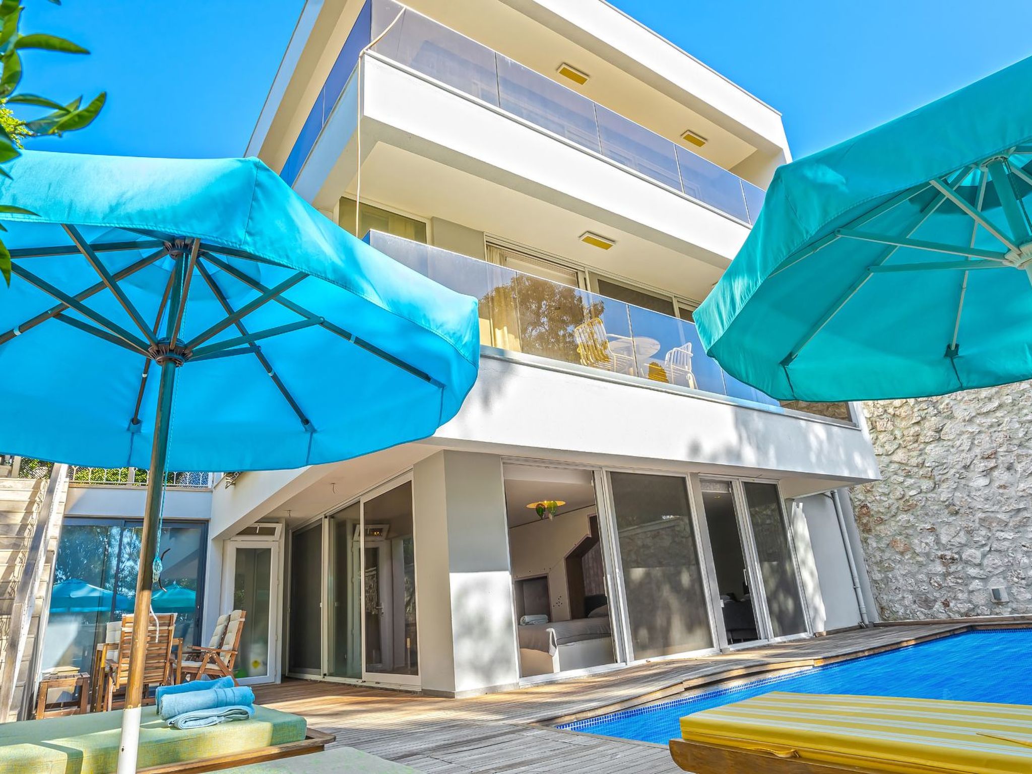 Ferienunterkunft im Zentrum Kalkans für Familien-Binnen