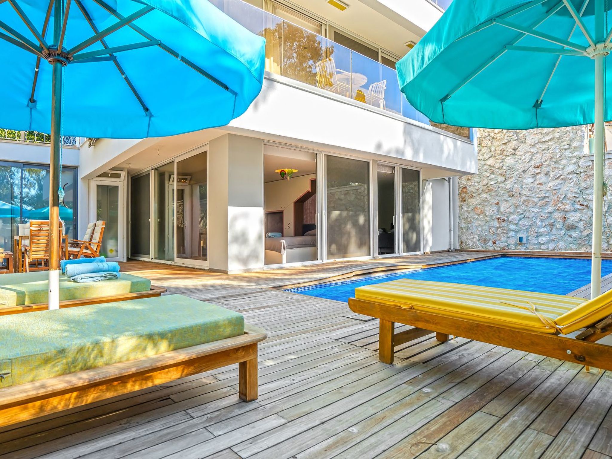 Ferienunterkunft im Zentrum Kalkans für Familien-Binnen