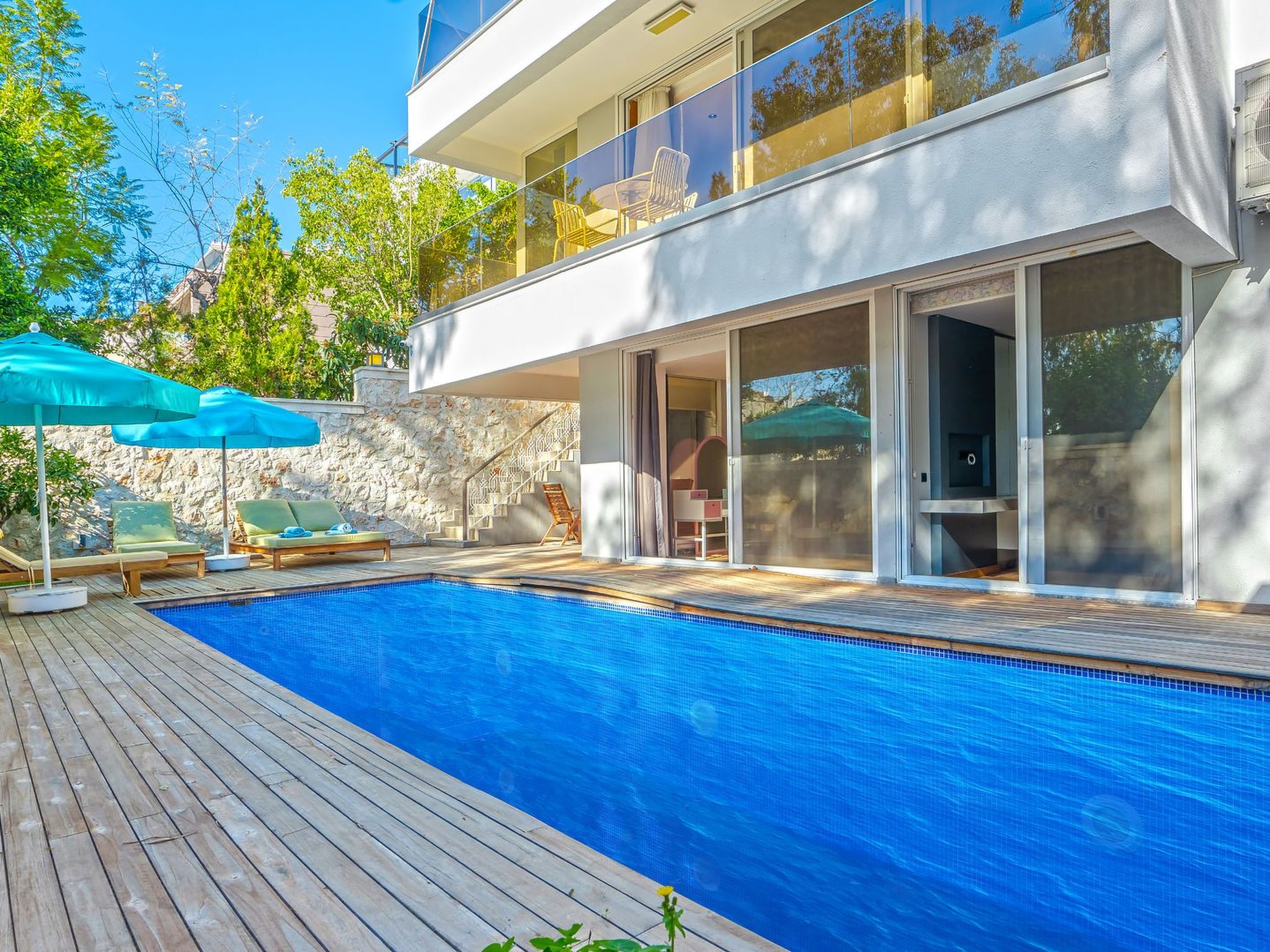 Ferienunterkunft im Zentrum Kalkans für Familien-Binnen