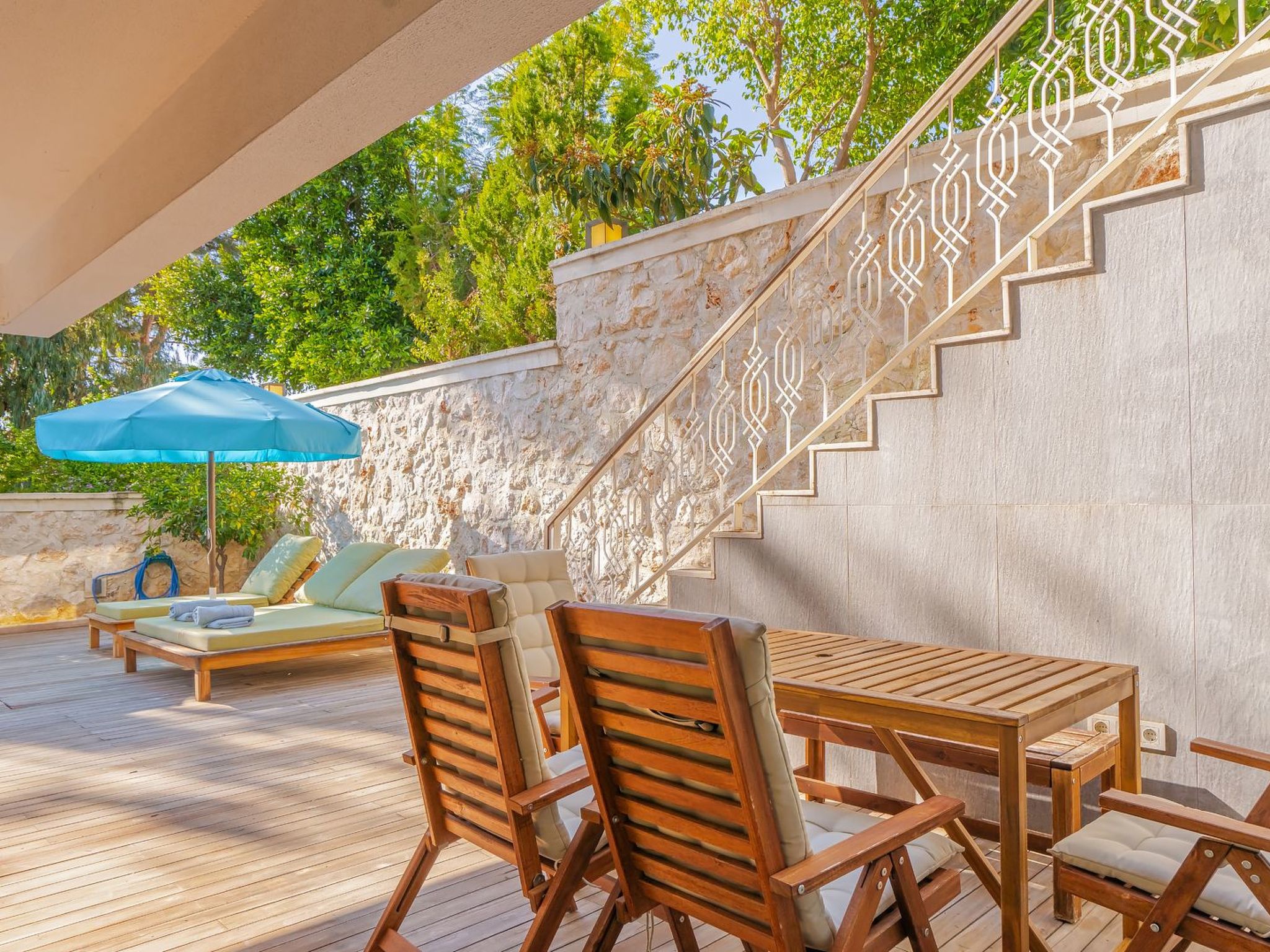 Ferienunterkunft im Zentrum Kalkans für Familien-Binnen