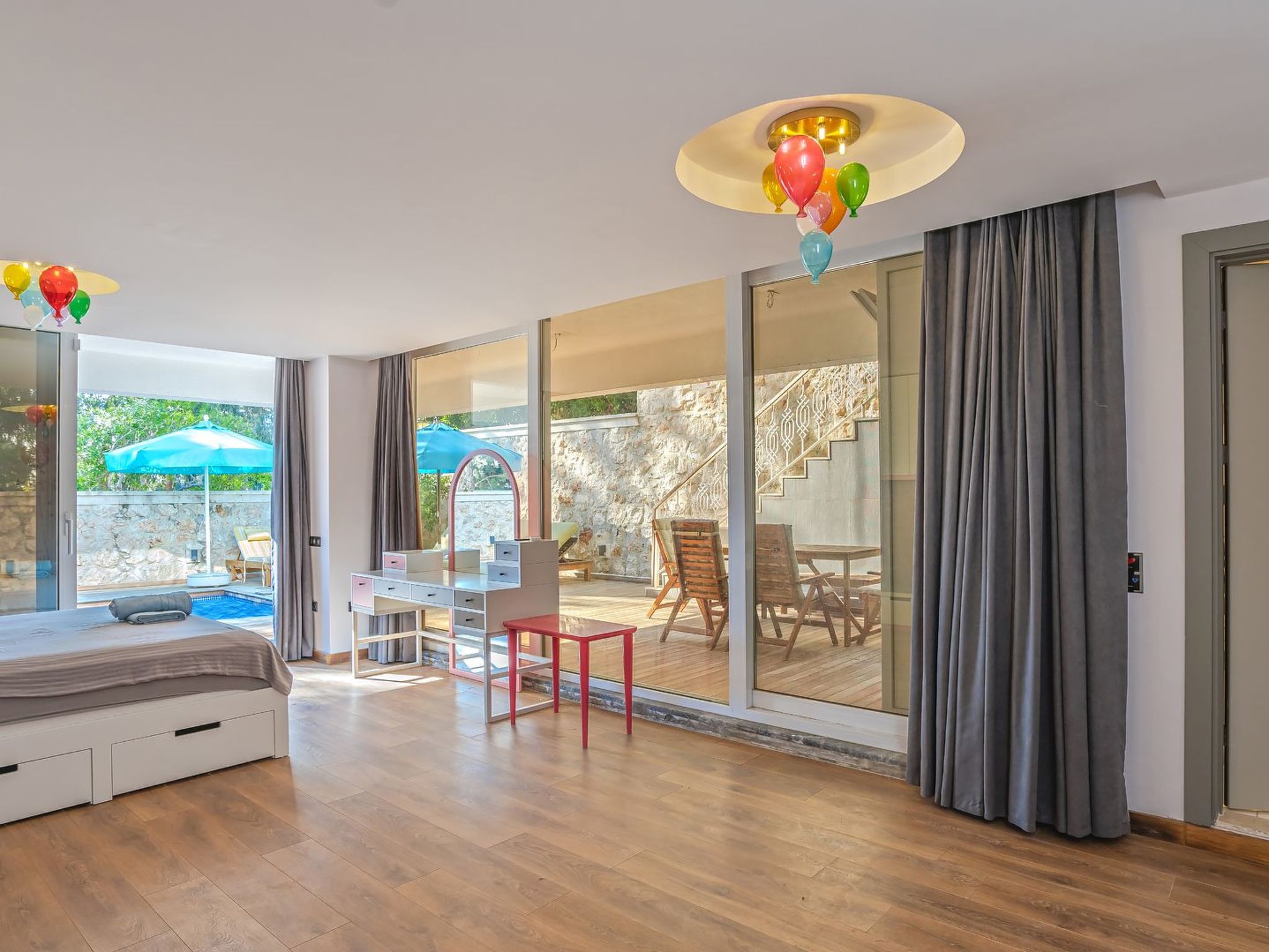 Ferienunterkunft im Zentrum Kalkans für Familien-Binnen