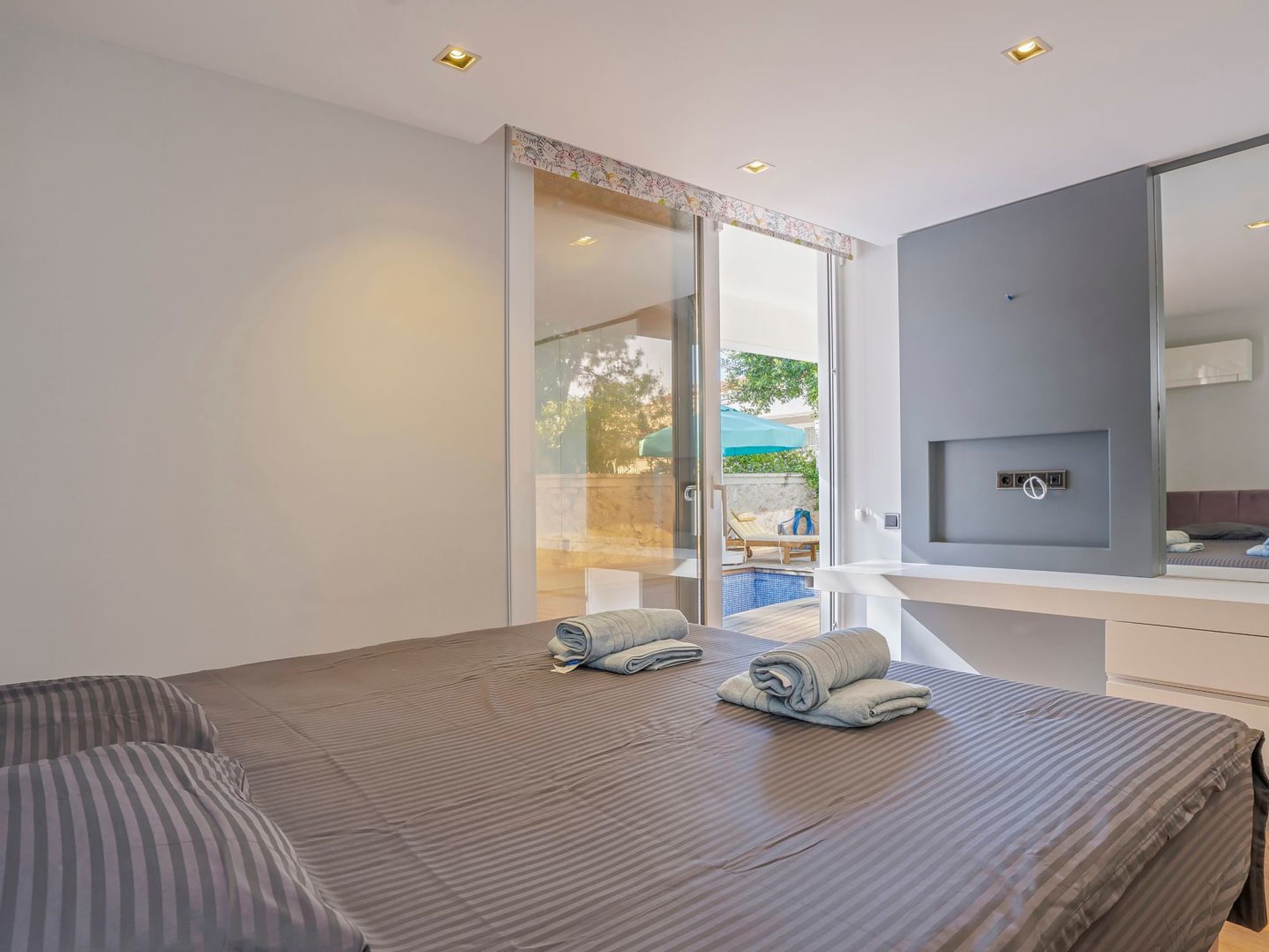 Ferienunterkunft im Zentrum Kalkans für Familien-Binnen