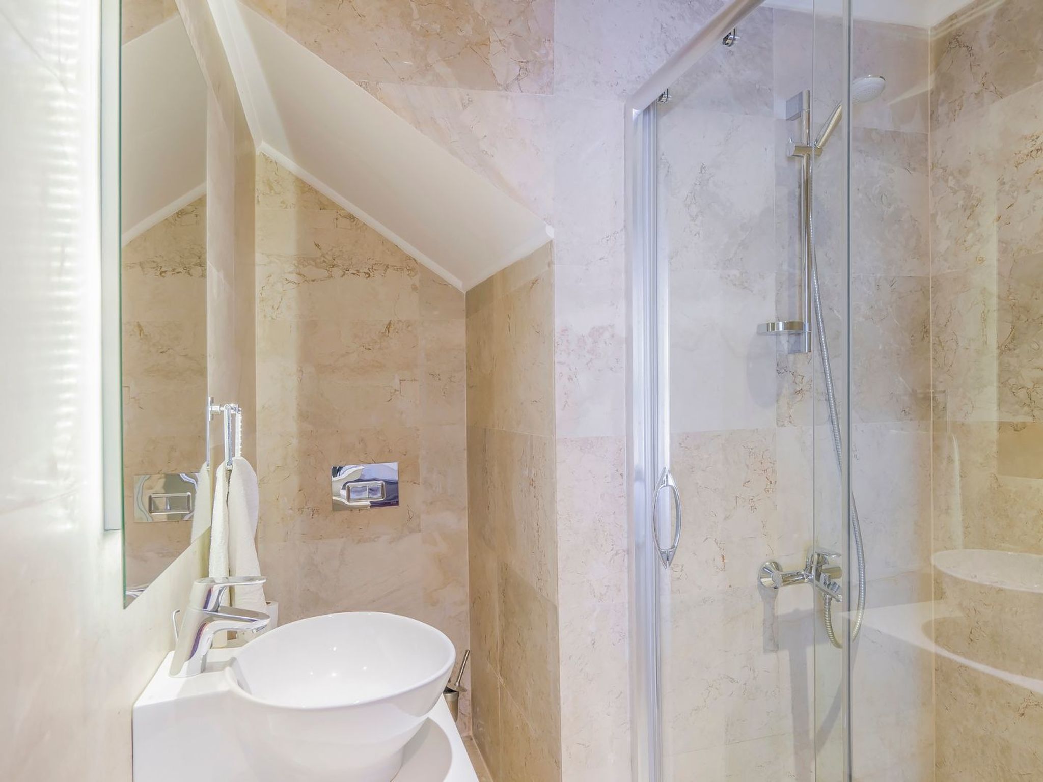 Ferienunterkunft im Zentrum Kalkans für Familien-Binnen